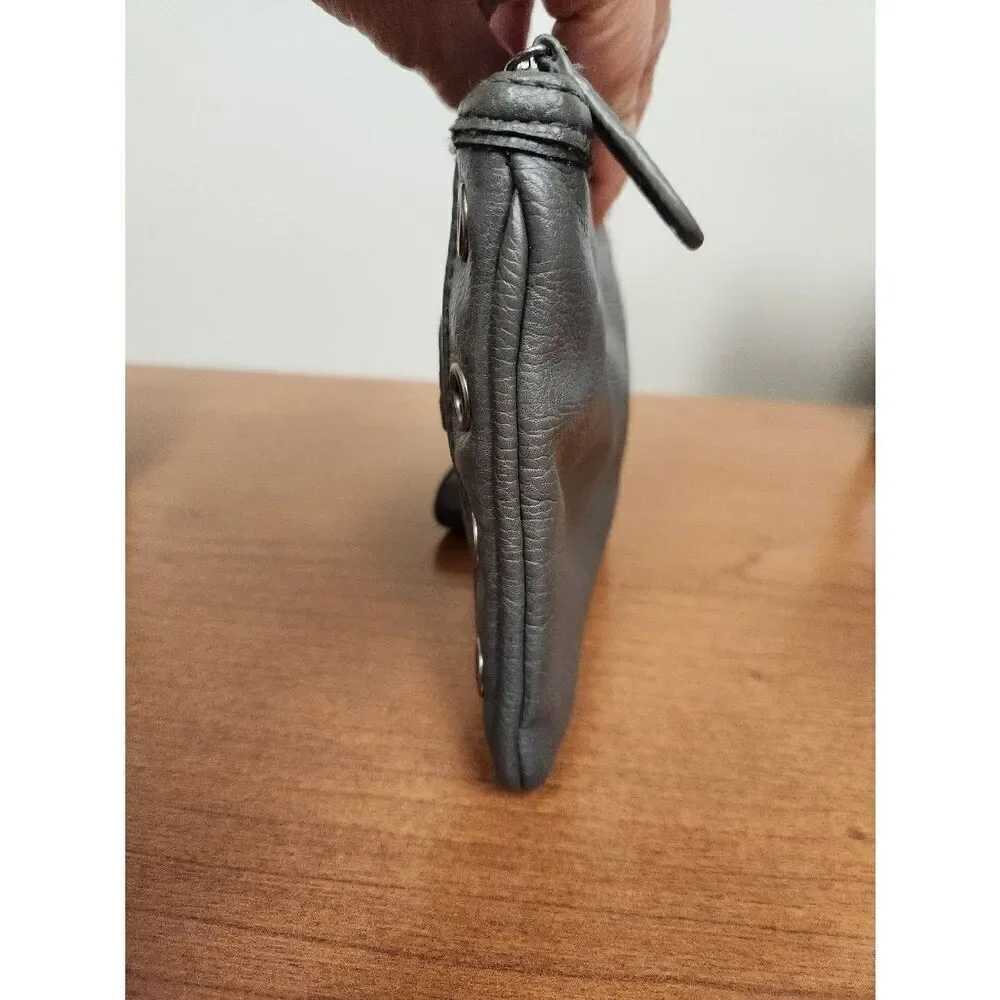 Converse grey Y2K  Wristlet Purse Bag Imperfections See Photos